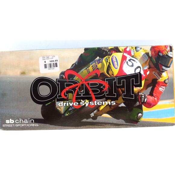 Orbit Drive Systems SB Chain 520 Xoring Street/Sport Motorcycle Chain Japan Made - Picture 1 of 2